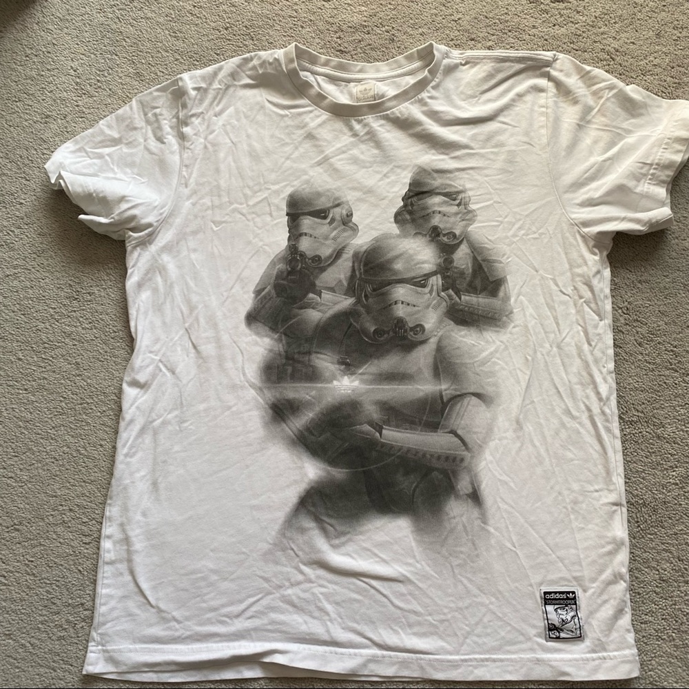 🌟💫Host Pick🌟💫 Adidas x Star Wars Stormtrooper T-Shirt